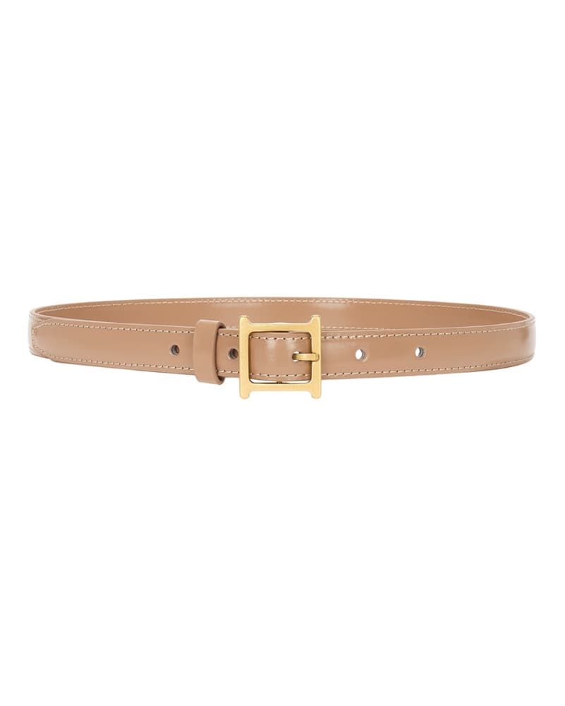 Helsa Studio Logo Mini Waist Belt Tawny - Image 6