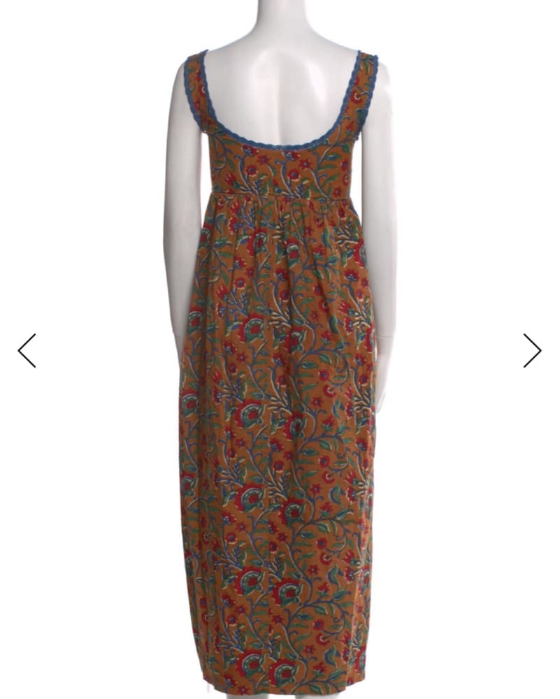 Vibrant Floral Sleeveless Maxi Dress - Image 2