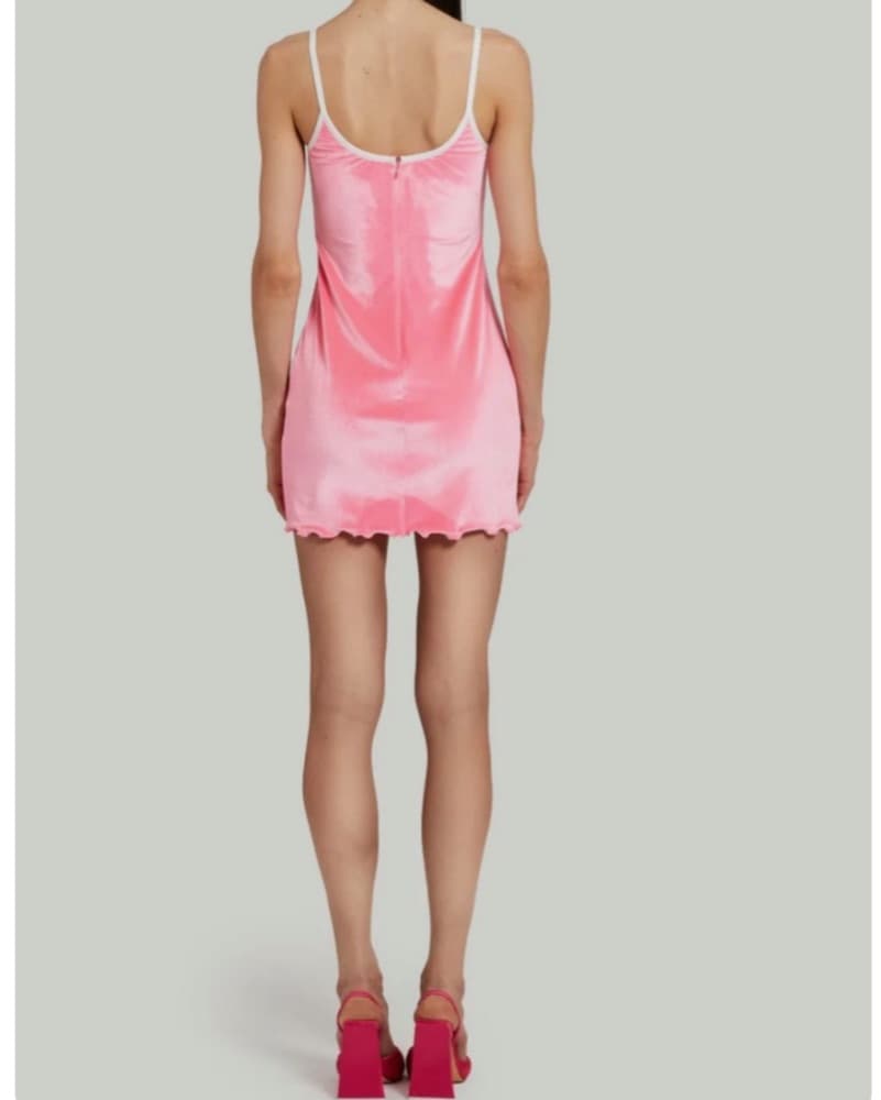 Joella Dress in Ice Pink - Image 4