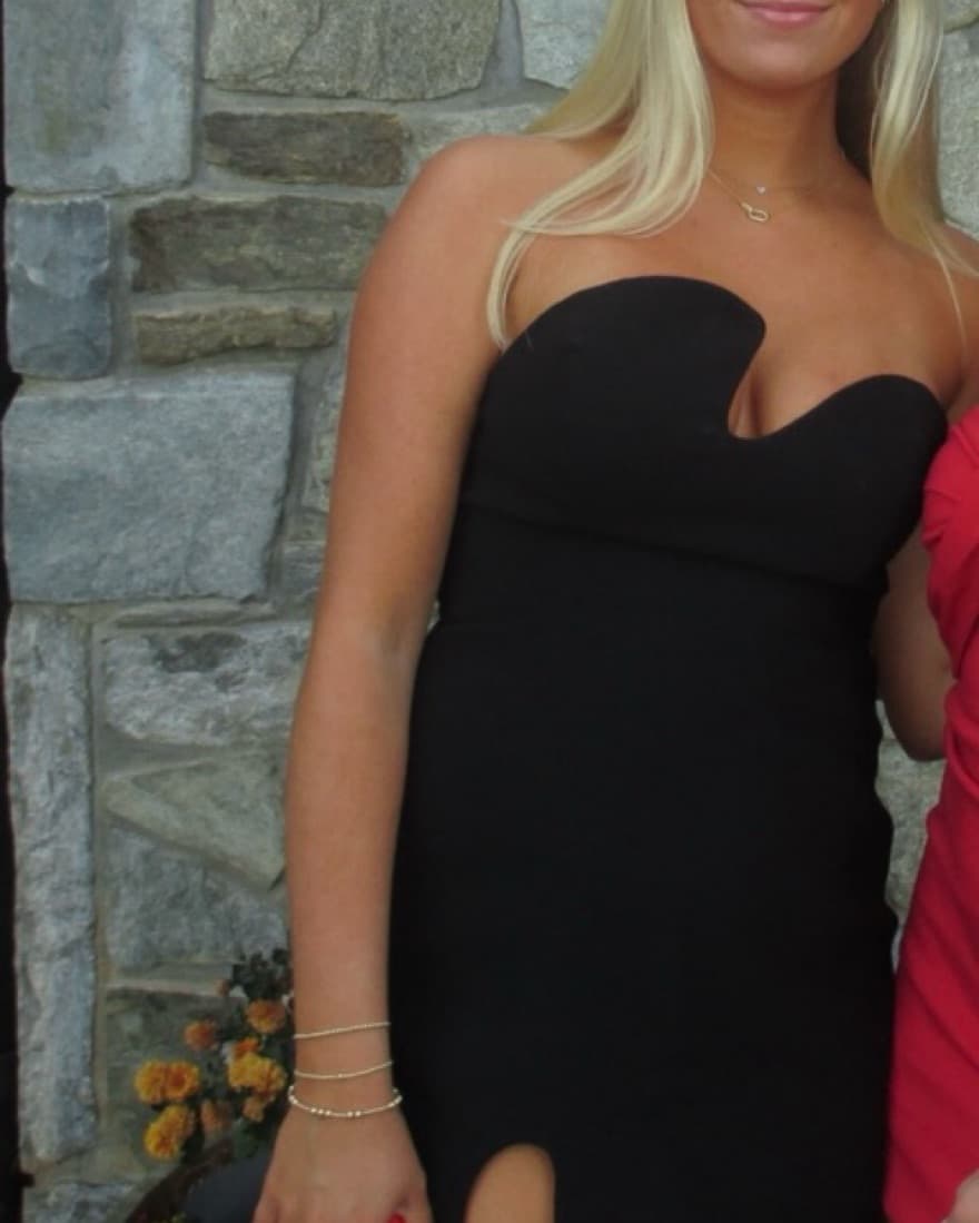 Puzzle Black Mini Dress Amanda uprichard - Image 4