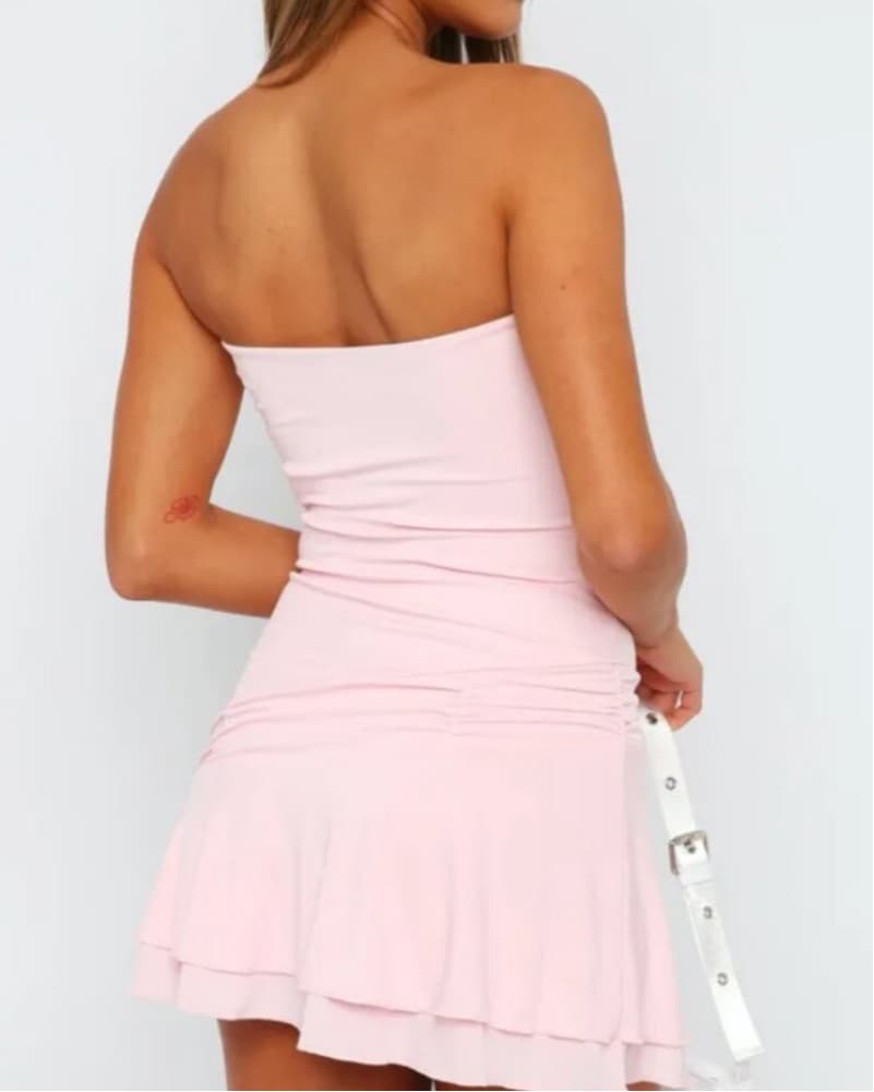 WHITE FOX: Sweeter Love Mini Dress Baby  - Image 3
