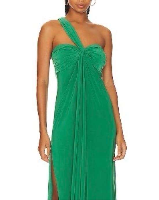 Thora Dress in Kelly Green - Image 4