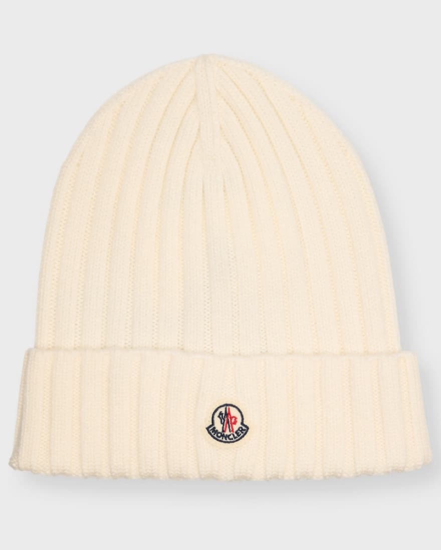 White Moncler Beanie - Image 1