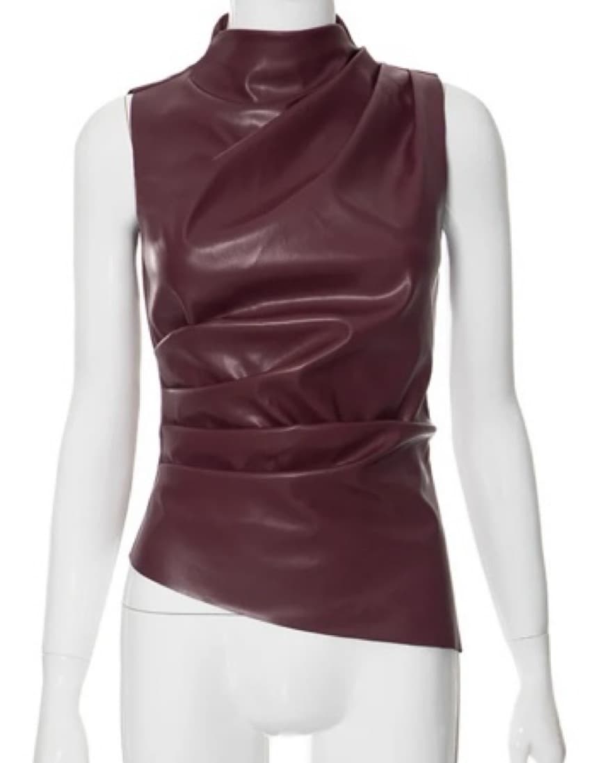 House of Cb Leather Top M/L - Image 5