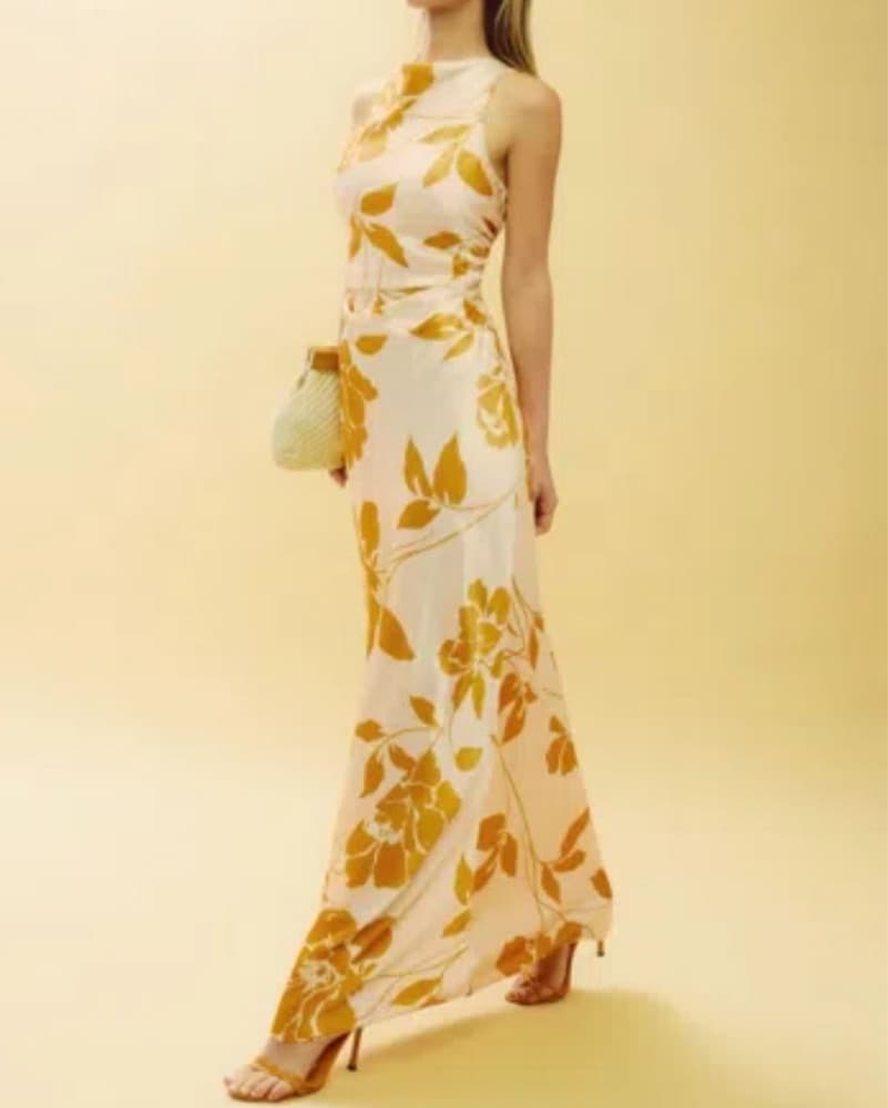Reformation Silk Gown - Image 1
