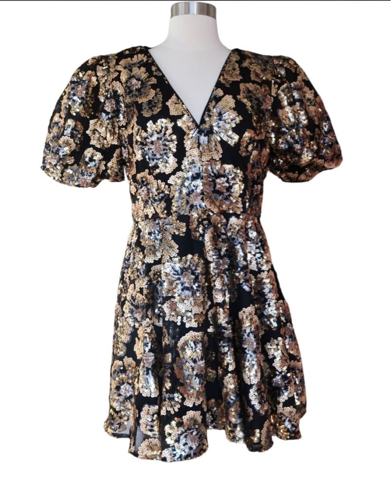 ELLIATT CELESTE PUFF MINI DRESS XL - Image 1