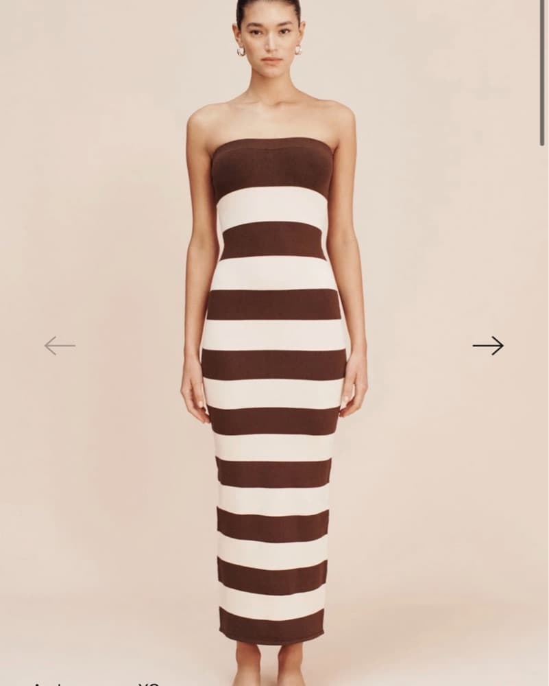 Theo strapless Dress - Image 1