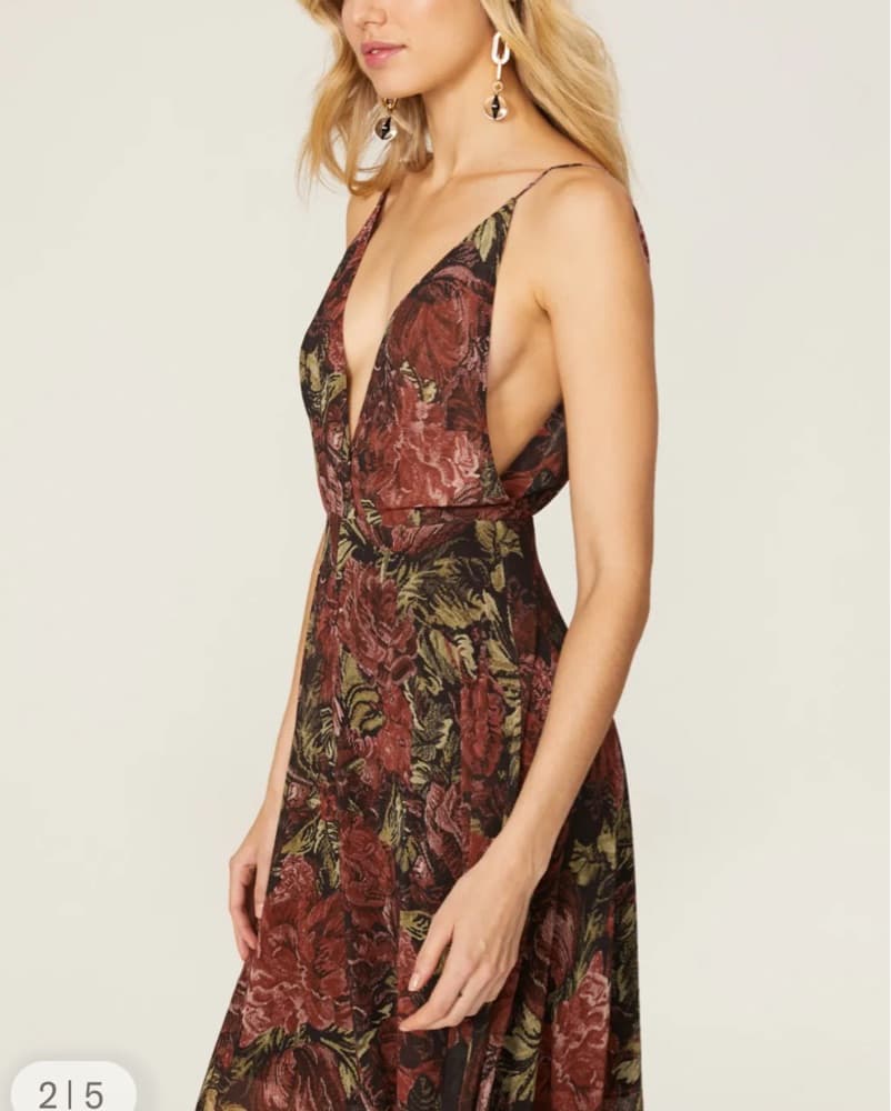 Robby Kobo Floral Maxi Dress - Image 4
