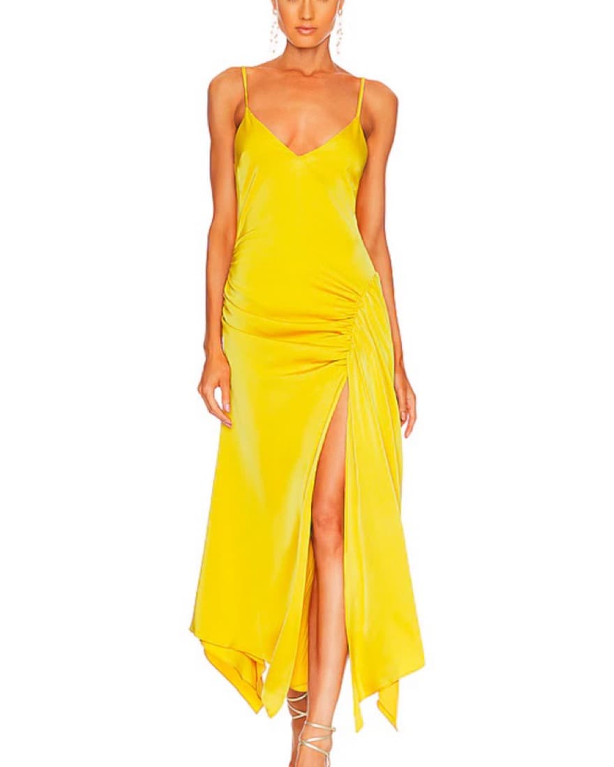 NBD Evangeline Gown in Goldenrod - Image 1