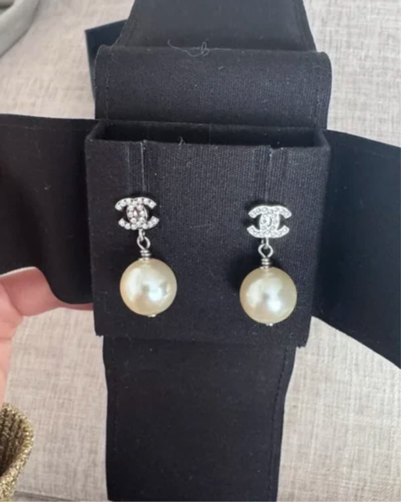 Chanel CC earrings  - Image 3