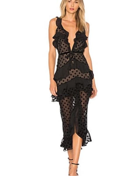For Love And Lemons Dotty Midi Dress  - Image 2