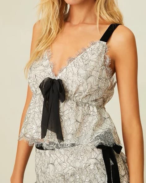 LoveShackFancy Mendes Top Lace Size 8  - Image 1