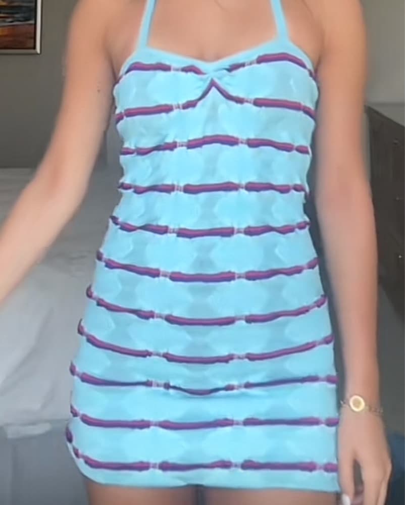 Summer Colorful Mini Dress  - Image 1