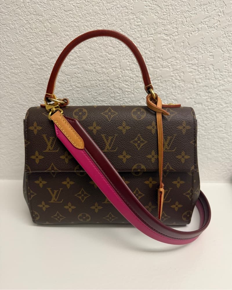 Louis Vuitton Cluny Bag With Strap - Image 4