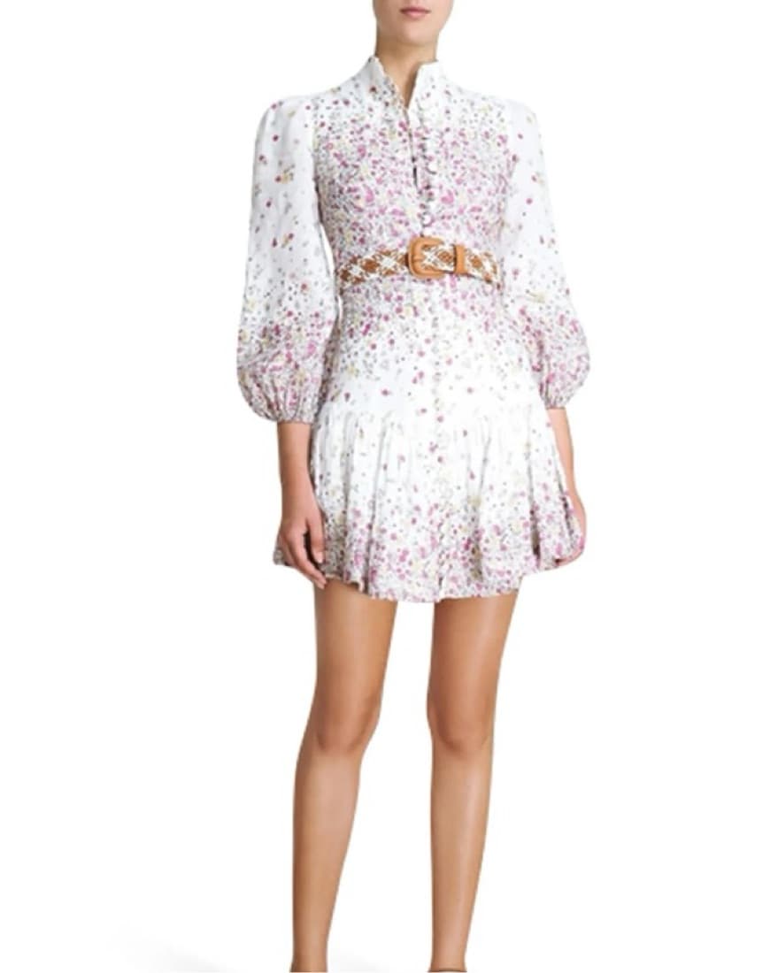 Zimmermann Carnaby Floral Short Dress - Image 1