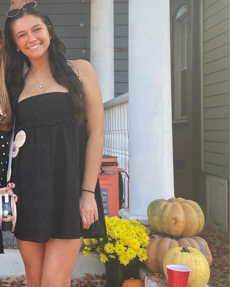 Revolve Black Eyelet Mini Dress - Image 2