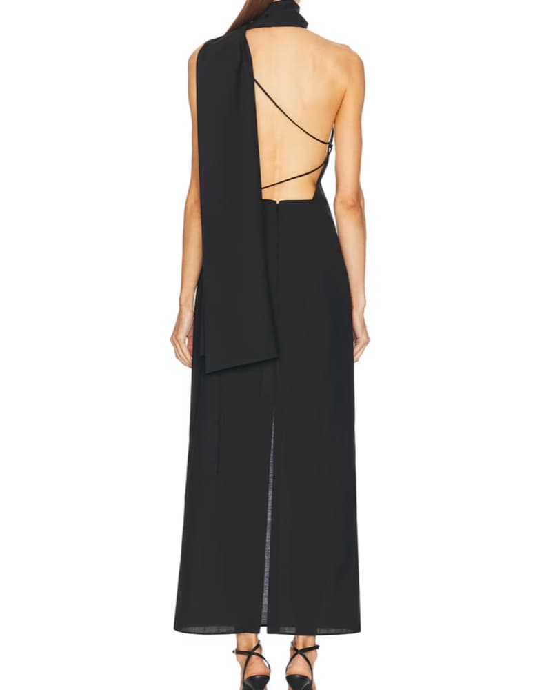 Rohe Open Back Scarf Dress - Image 2