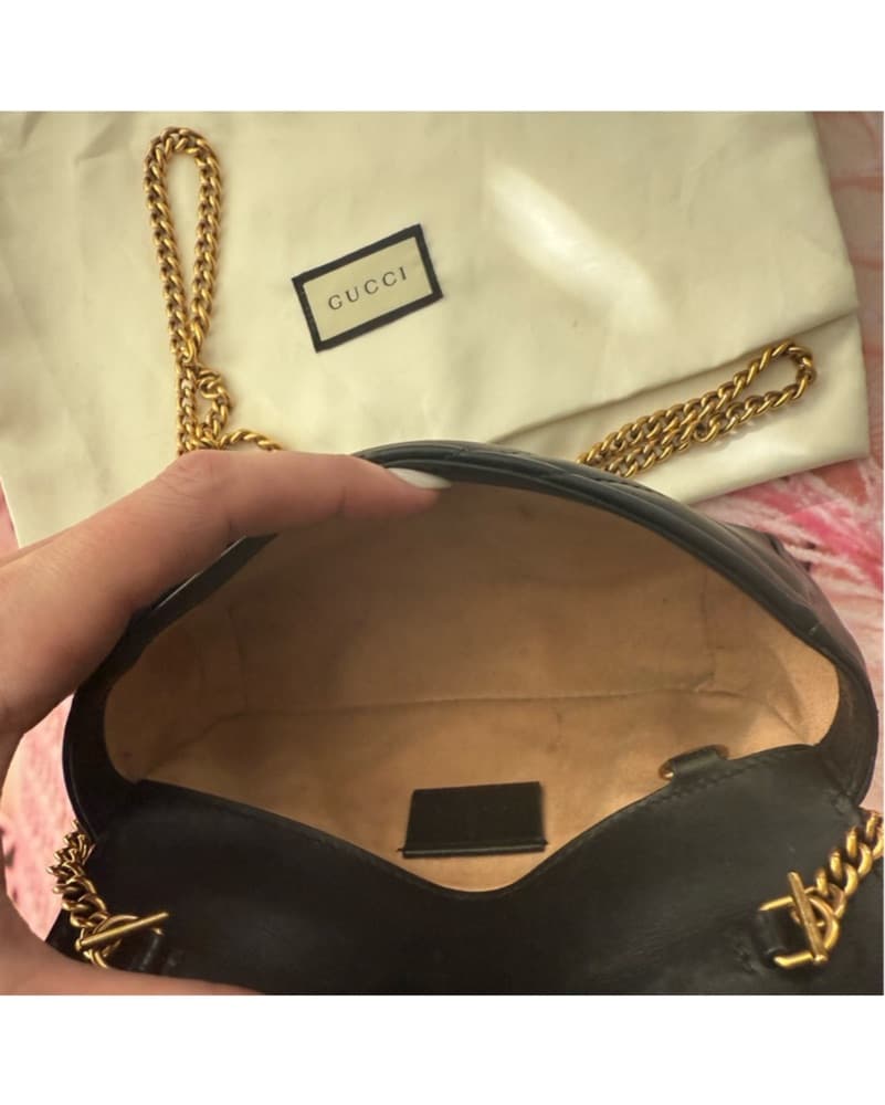gucci marmont super mini Black - Image 4