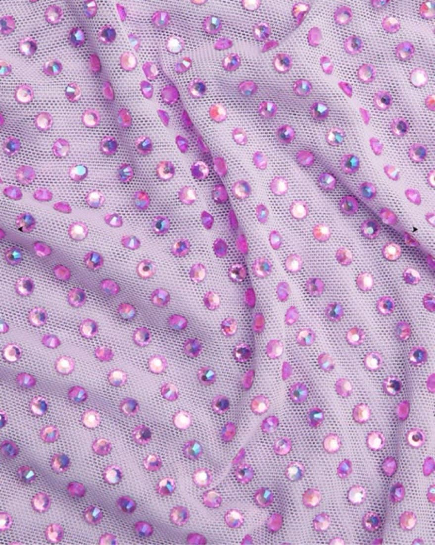 Self Portrait mesh rhinestone skirt - Image 4