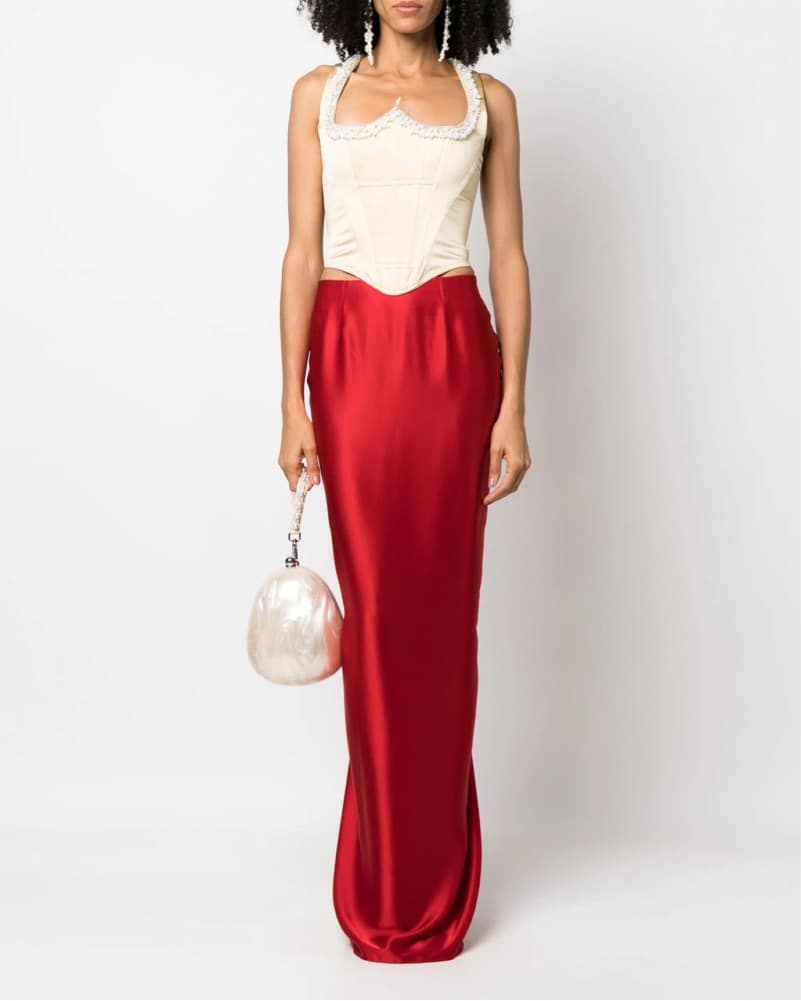 Cristina Savulescu Venus Ruched Skirt - Image 2