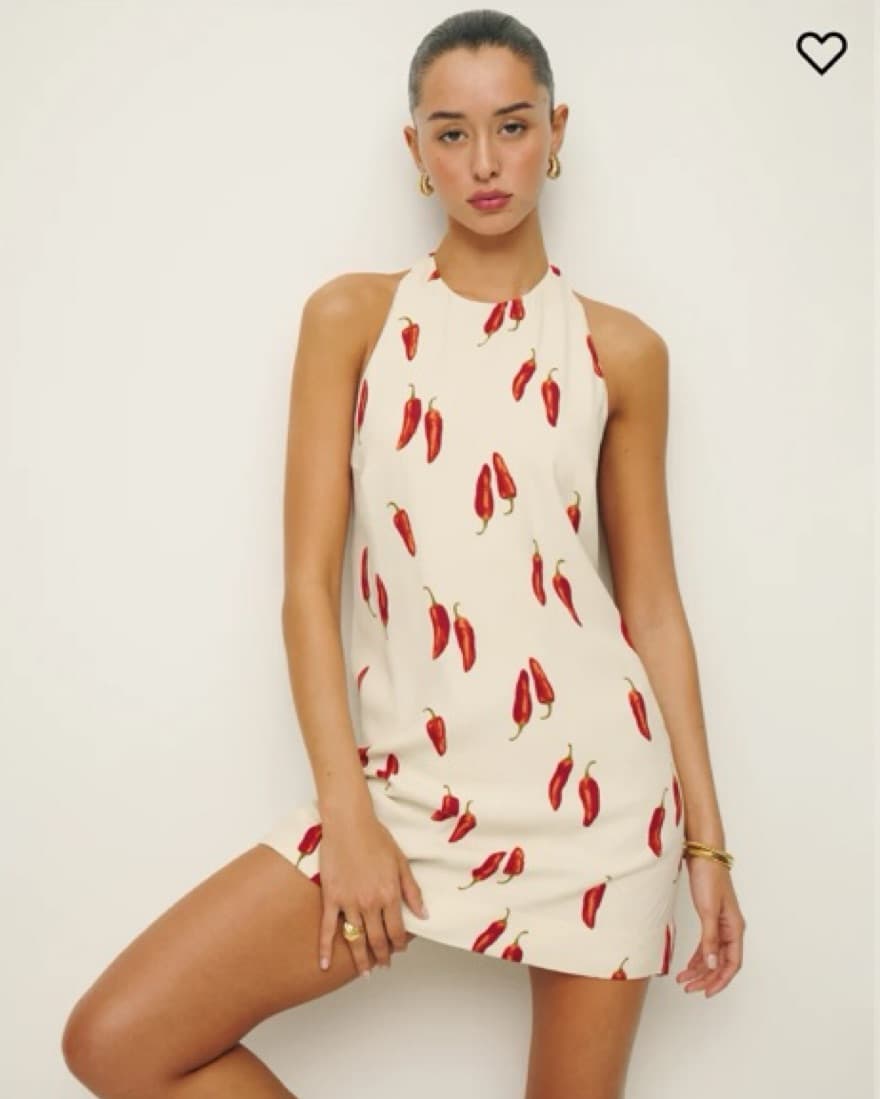 Reformation Avielle Jalapeño Dress - Image 2