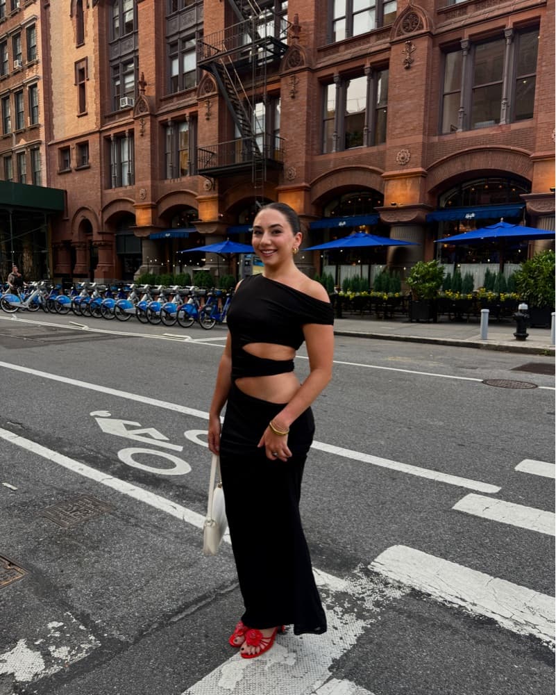 Black Cutout Dress - Image 5