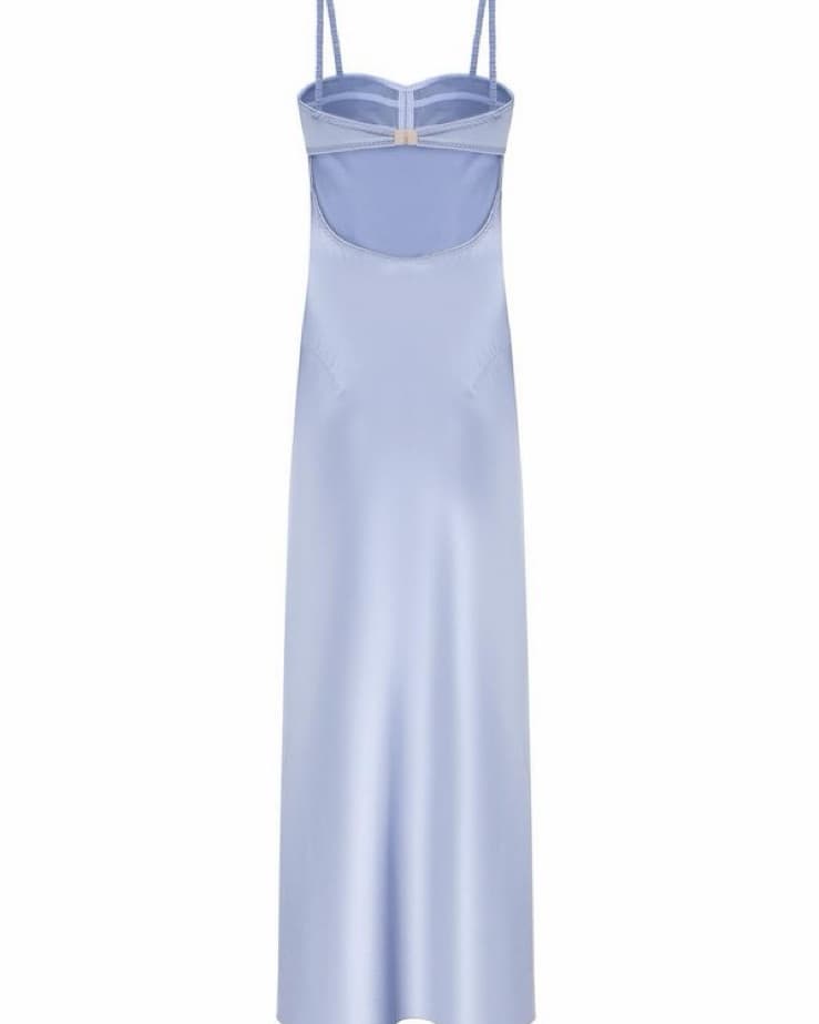 Anna October Elegant Satin Slip Dress - Image 2