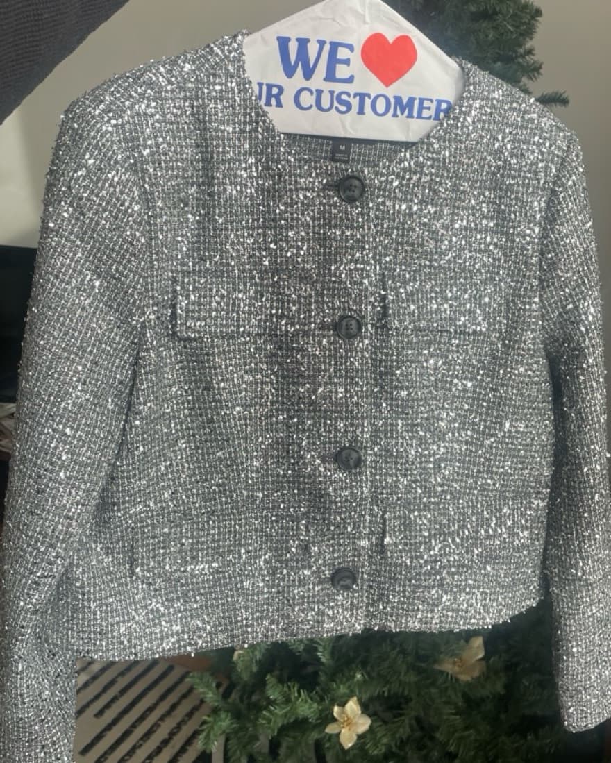 Metallic Tweed Jacket  - Image 5