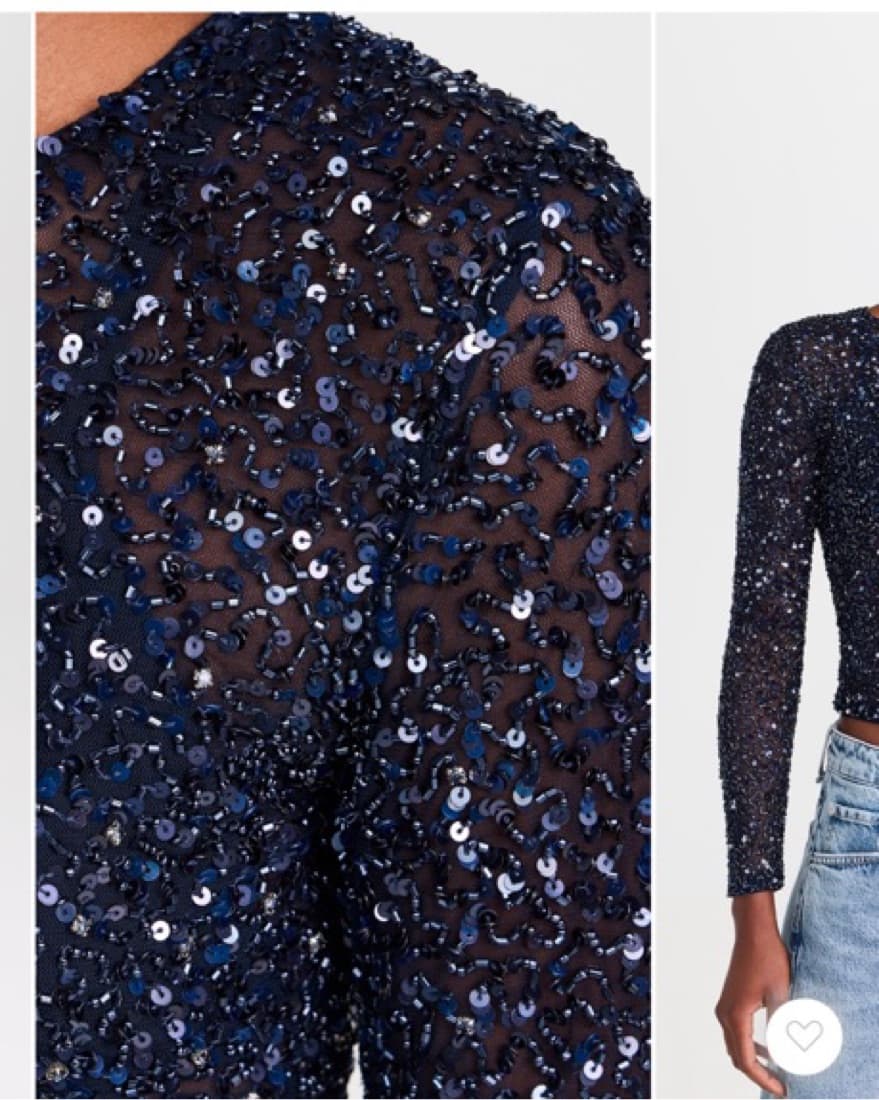 Retrofête Torrey Sequin Top - Image 4