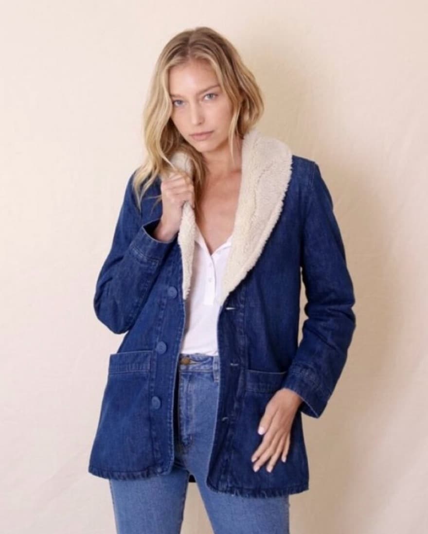 Rolla’s Denim Sherpa Jacket - Image 2