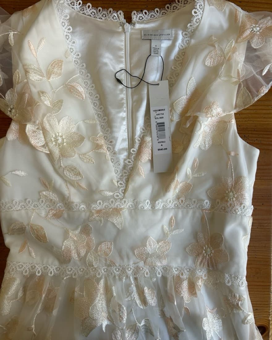 ML Monique Lhuillier Floral Gown - Image 2