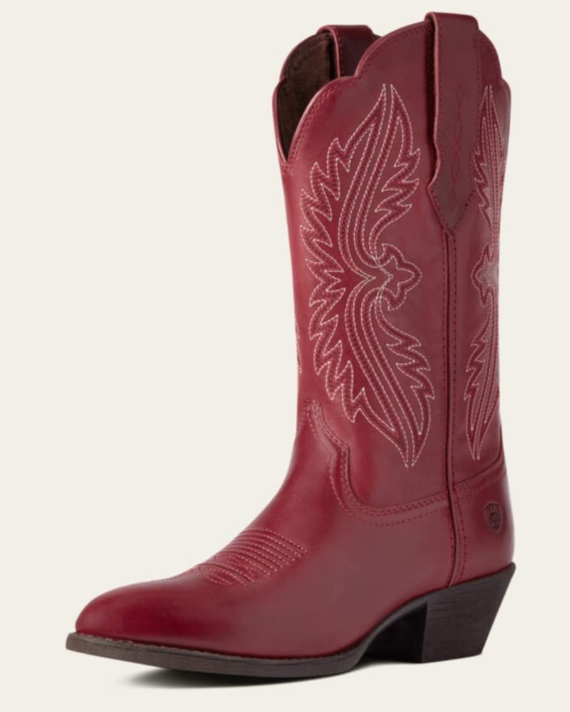 Ariat Red Cowgirl Boots - Image 1