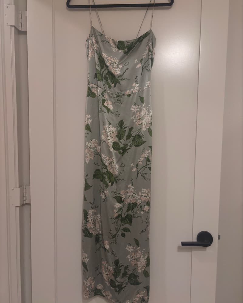 Reformation Frankie Silk Dress - Image 3