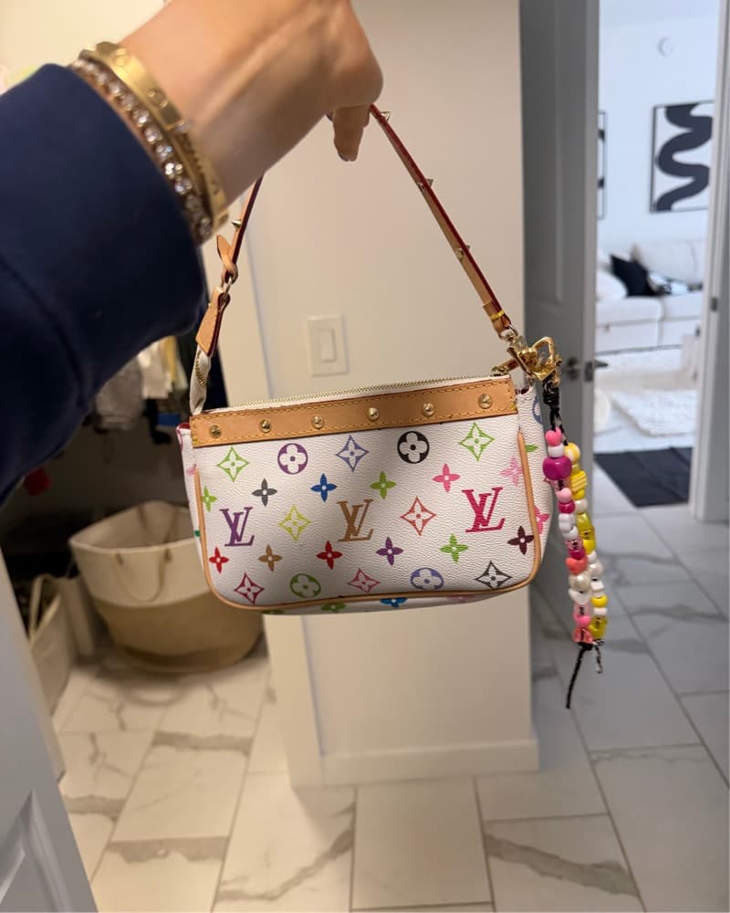Vibrant Multicolor Louis Vuitton Crossbody Bag - Image 5
