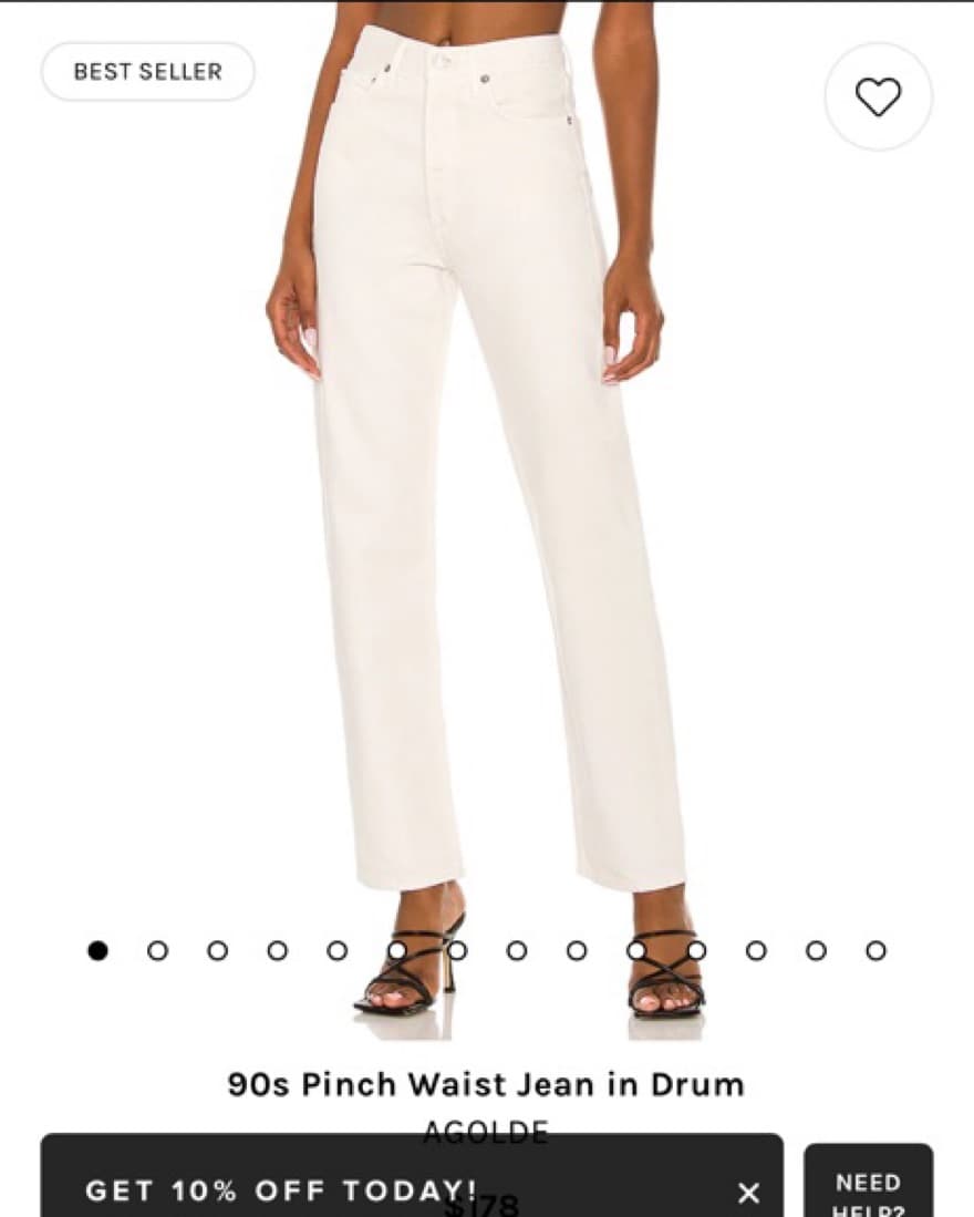 Agolde 90s Pinch Waist Jeans - Image 1
