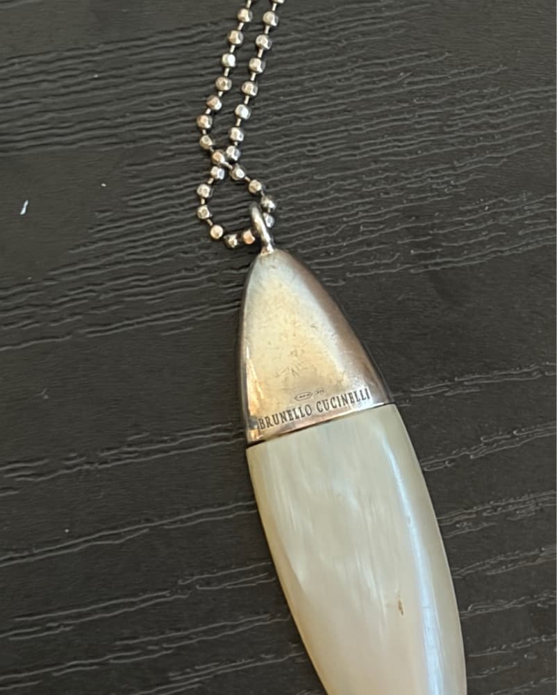 Brunello Cicinelli Silver Long Necklace  - Image 2