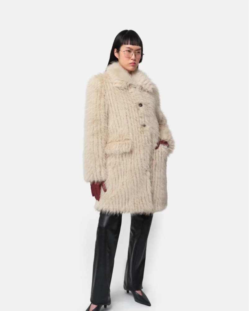 Faux Fur Apparis Coat - Image 2