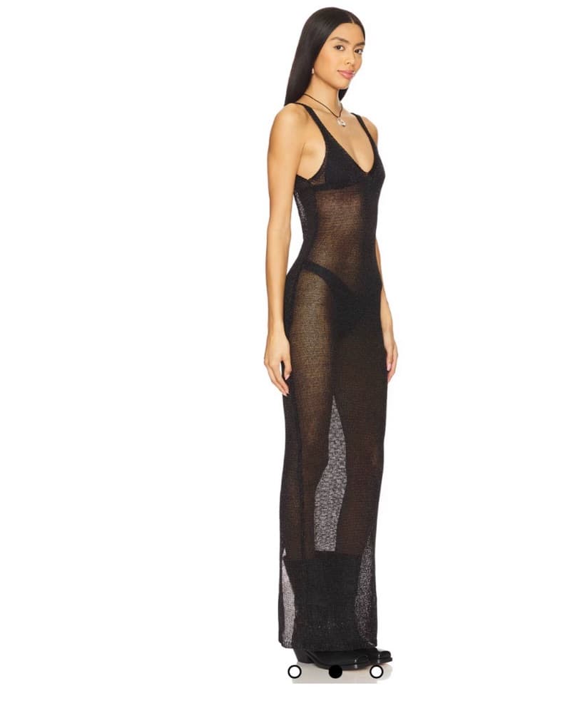  Maxi Dress Cover Up Sheer  - Image 3