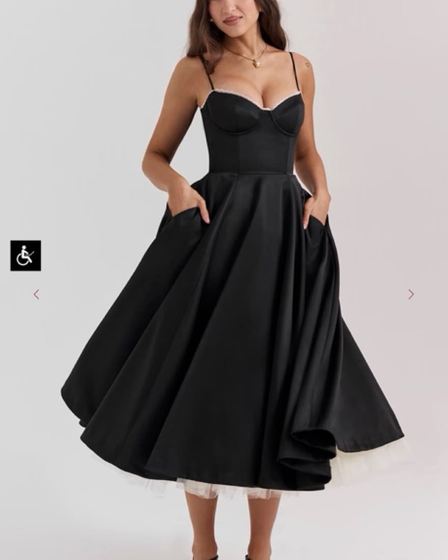 House Of CB Black Mademoiselle Dress  - Image 3