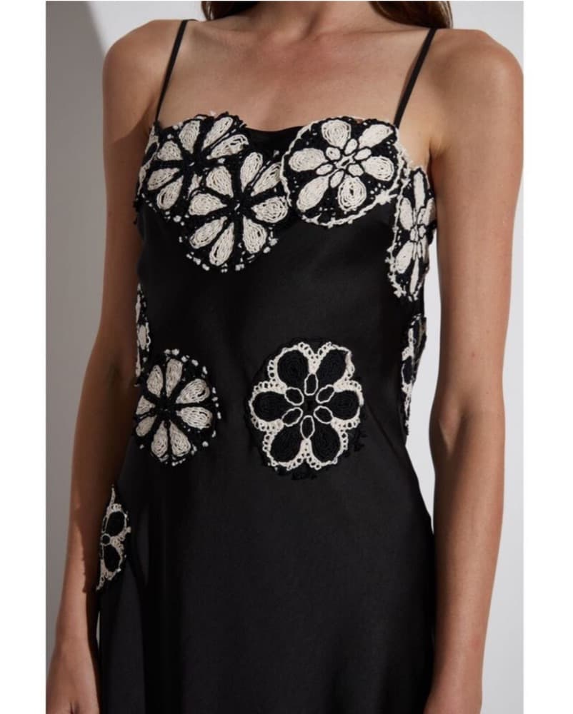 Saint Art Sage Slip Dress - Image 3