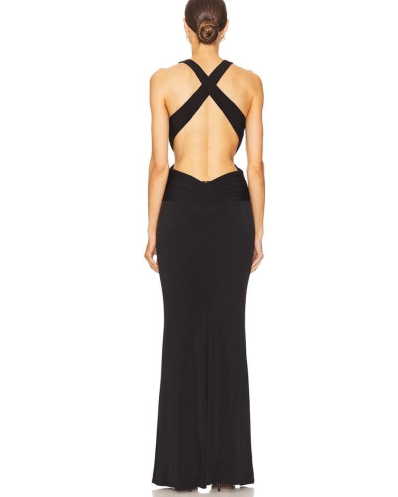 Black Revolve Gown - Image 4