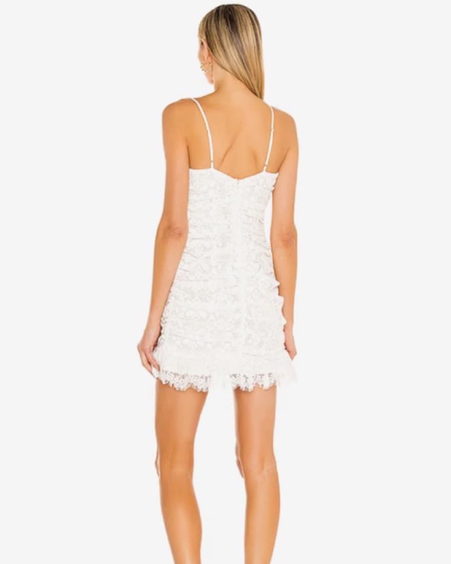 White For Love & Lemons Mini Dress - Image 2