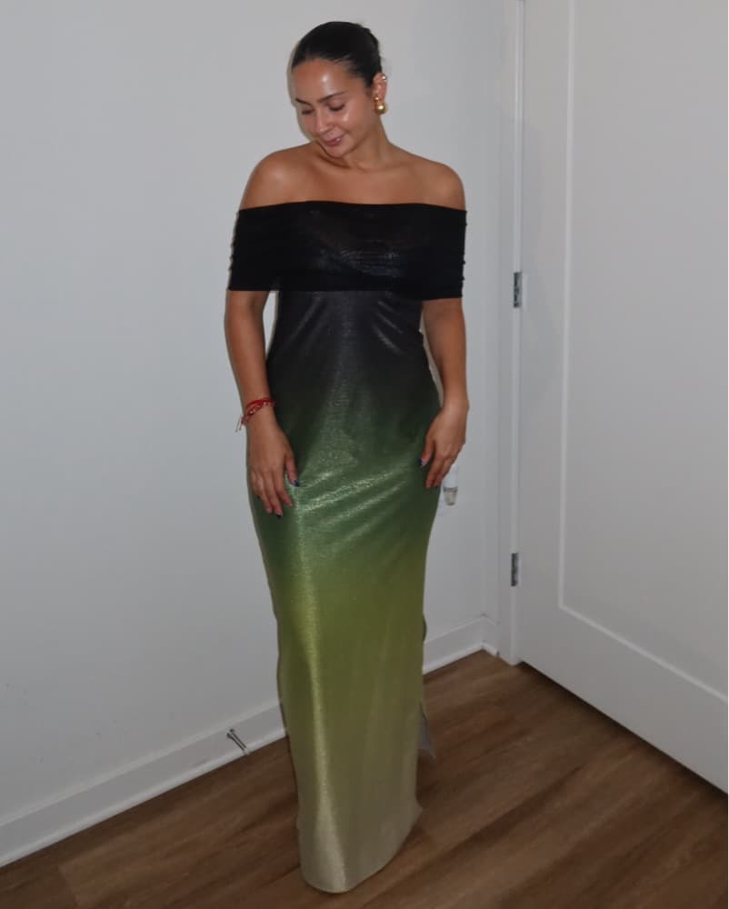 Baobab Athena Maxi Dress In Forest - Image 3