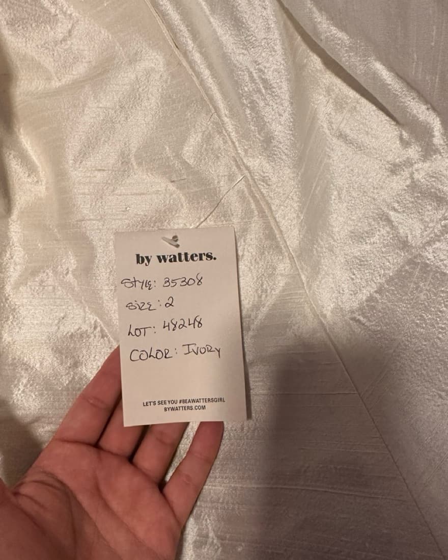 Anthropologie BHLDN Bridal bow Dress - Image 2