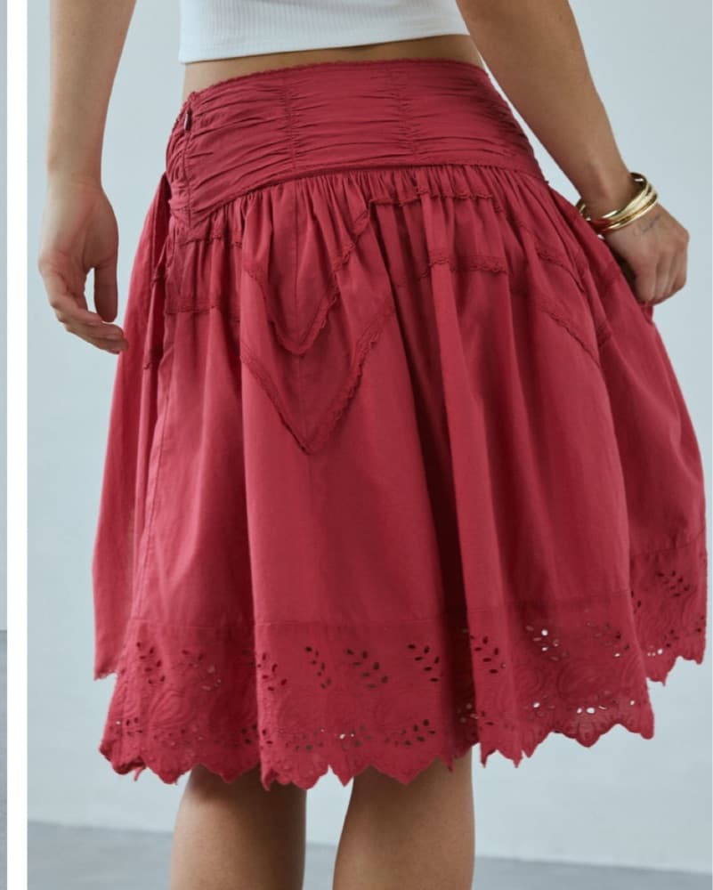 Kimchi Blue Nicola Tie Front Midi skirt - Image 3