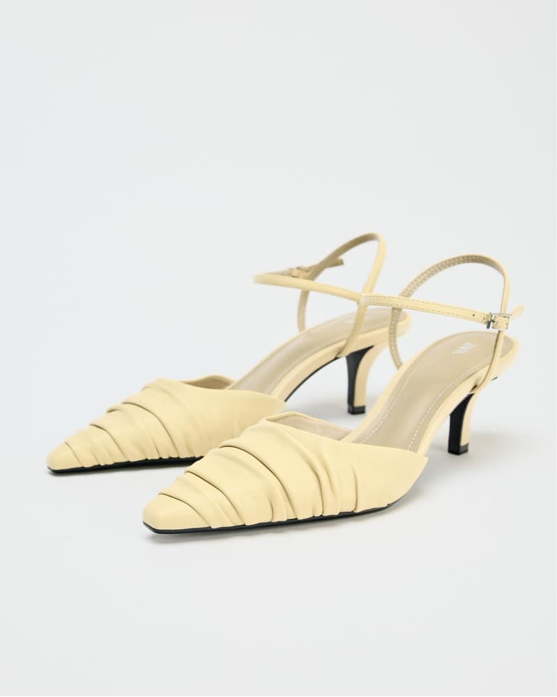 Chic Nude Strappy Heels - Image 1