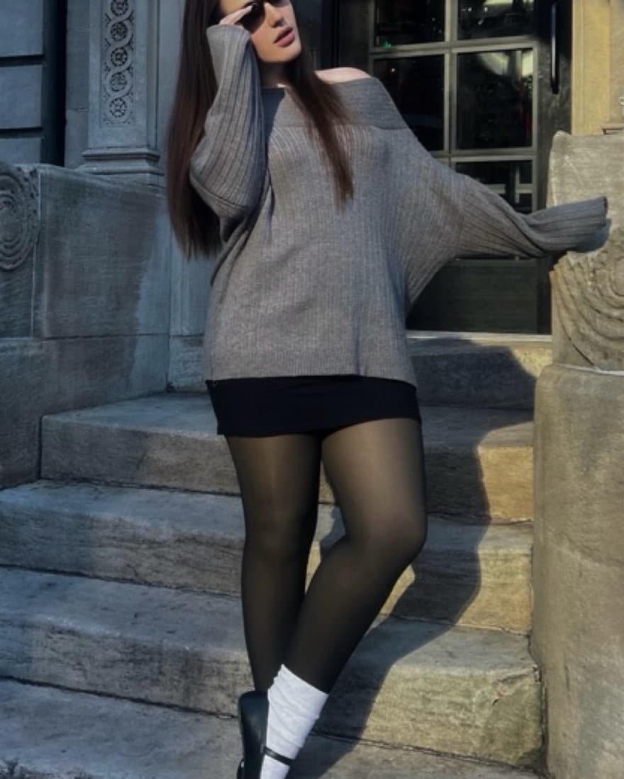 Off The Shoulder Great Sweater - Image 1