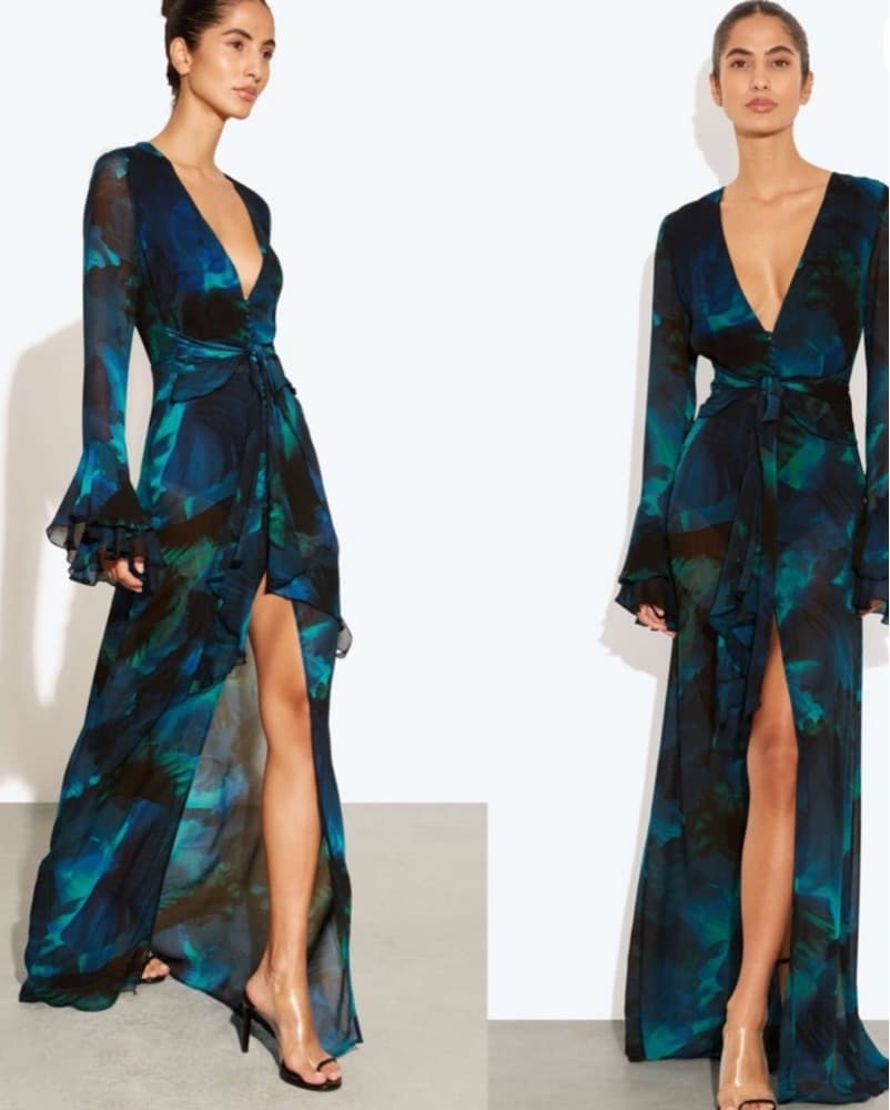 Vibrant Printed Maxi Dress - Image 1