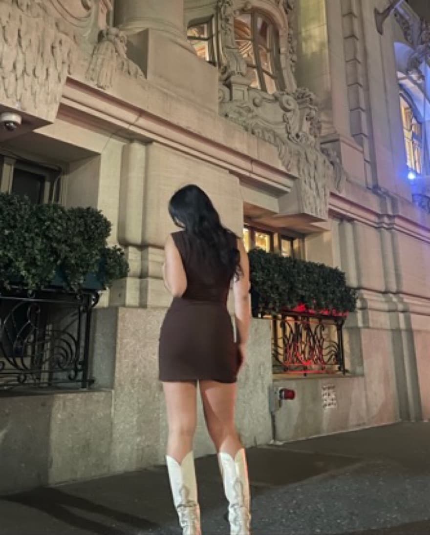 Brown Reformation Dress - Image 2