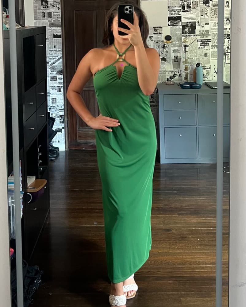 Green Maxi Dress - Image 2